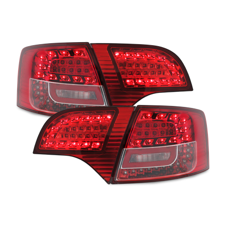 Feux LITEC LED Audi A4 Avant B7 04-08 rouge 