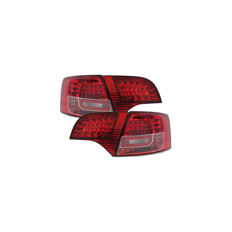 Feux LITEC LED Audi A4 Avant B7 04-08 rouge 
