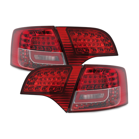 Feux LITEC LED Audi A4 Avant B7 04-08 rouge 