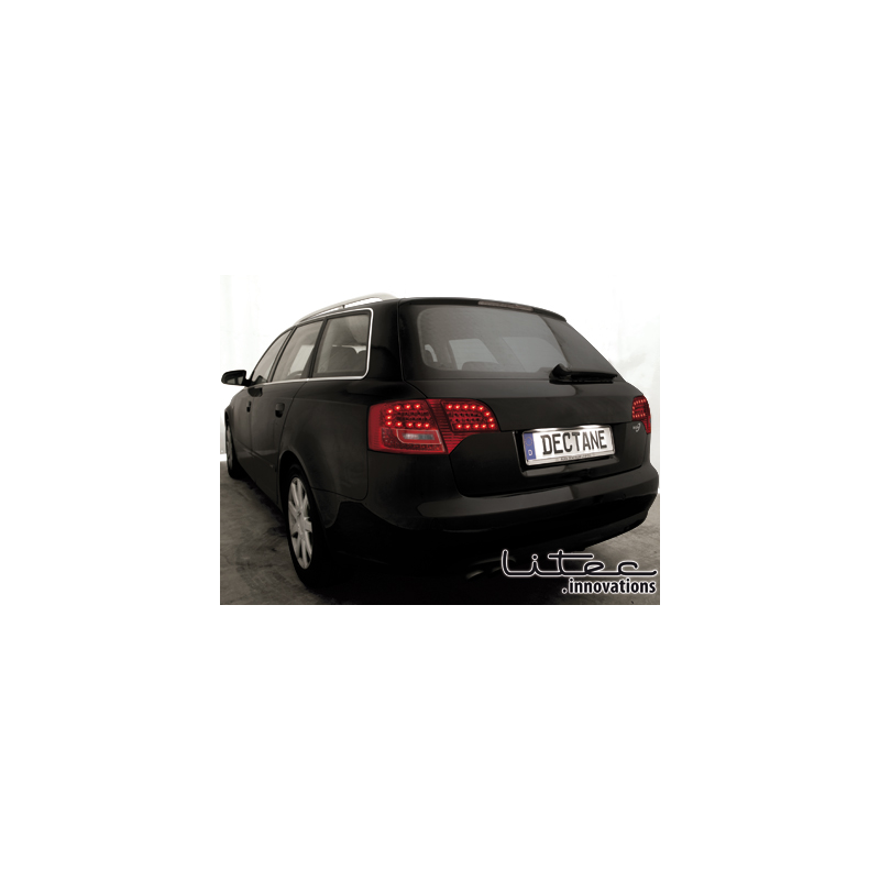 Feux LITEC LED Audi A4 Avant B7 04-08 rouge 