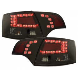 Feux LED Audi A4 Avant B7 04-08 noir/ fumé