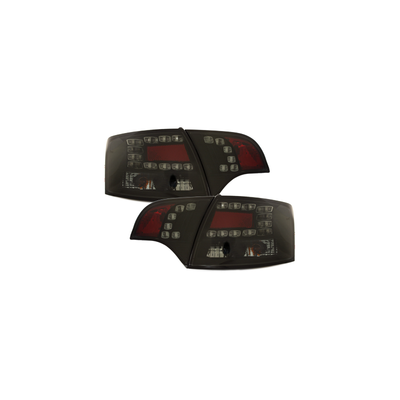 Feux LED Audi A4 Avant B7 04-08 noir/ fumé