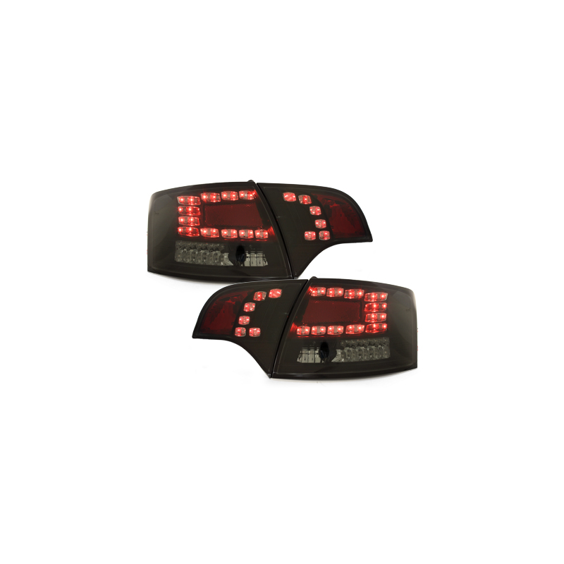 Feux LED Audi A4 Avant B7 04-08 Clignotants LED noir/fumé