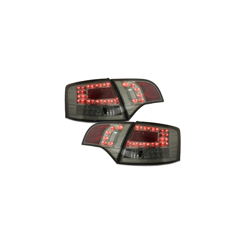Feux arrière à LED Audi A4 Avant B7 04-08 Clignotant LEDs fumé
