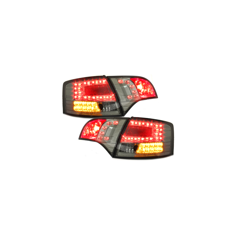 Feux arrière à LED Audi A4 Avant B7 04-08 Clignotant LEDs fumé