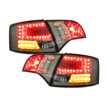 Feux arrière à LED Audi A4 Avant B7 04-08 Clignotant LEDs fumé