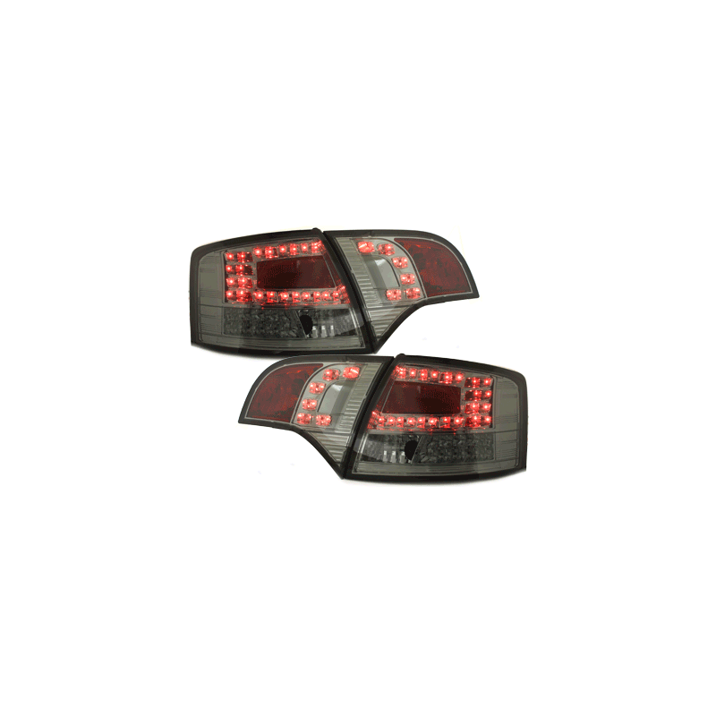 Feux arrière à LED Audi A4 Avant B7 04-08 Clignotant LEDs fumé