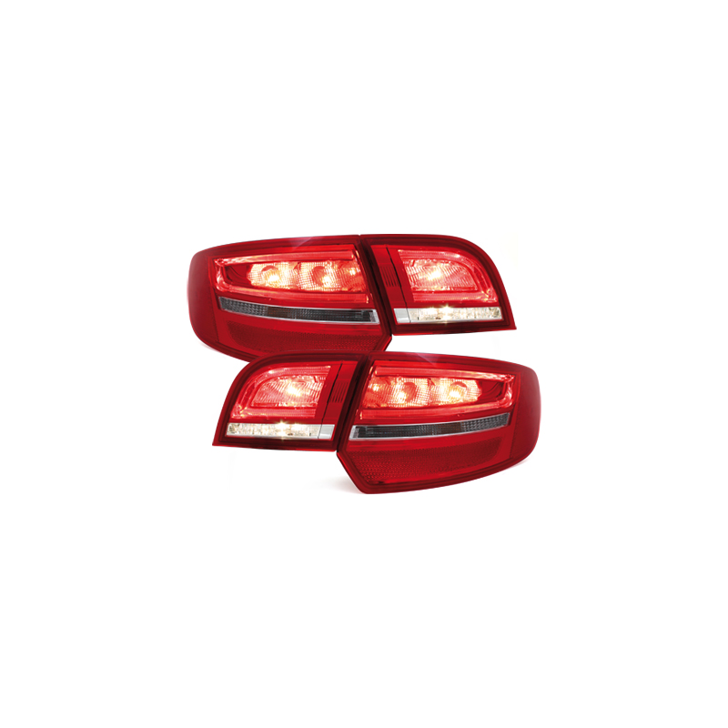 Feux LITEC LED Audi A3 Sportback 03-08 Rouge clair
