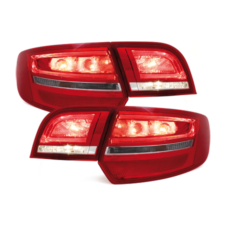 Feux LITEC LED Audi A3 Sportback 03-08 Rouge clair