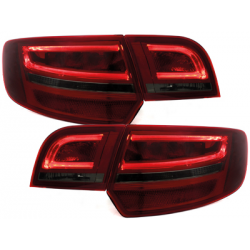Feux arrière LED Audi A3 Sportback 04-08 - Rouge/Fumé