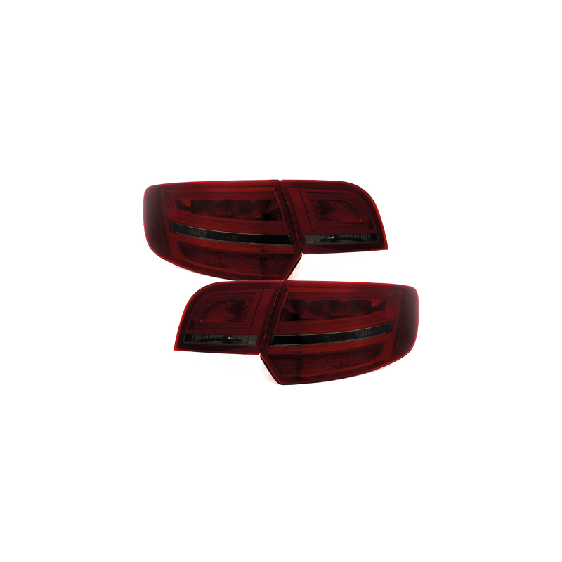 Feux arrière LED Audi A3 Sportback 04-08 - Rouge/Fumé