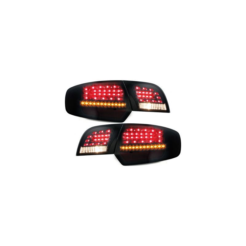 Feux LITEC LED Audi A3 Sportback 03-08 noir/ fumé
