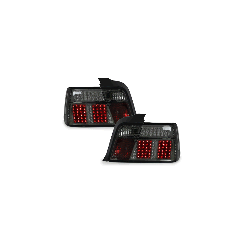 Feux arrière à LED BMW E36 Berline _mit LED-Blinker  Fumé