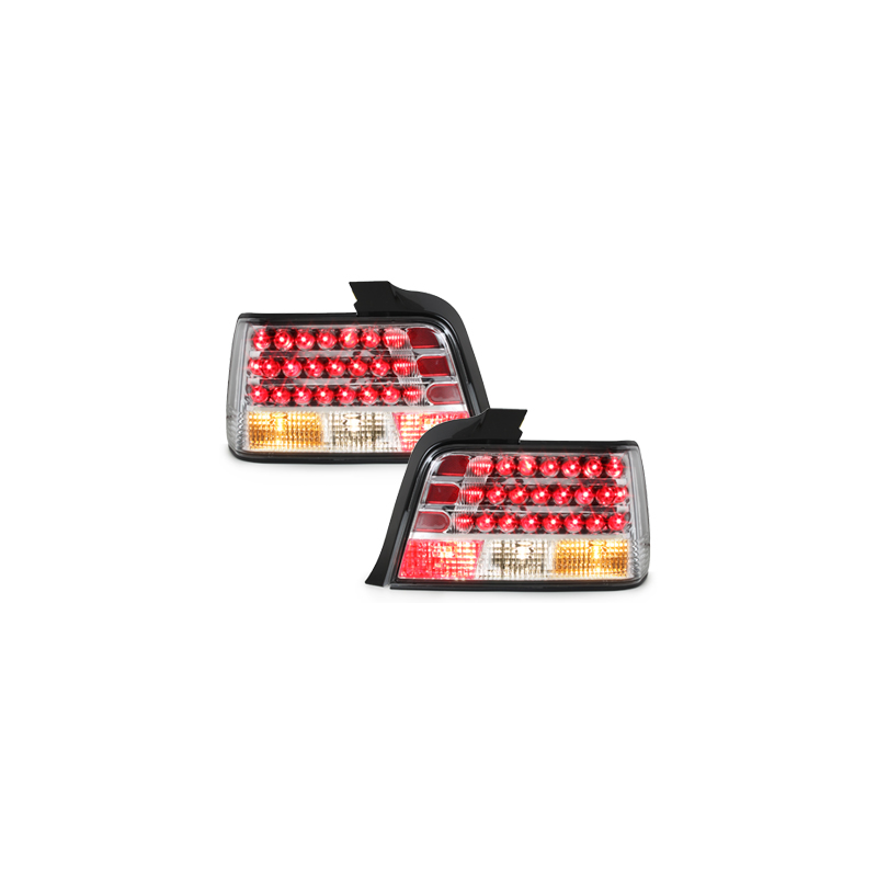 Feux arrière à LED BMW E36 Berline  92-98 cristal