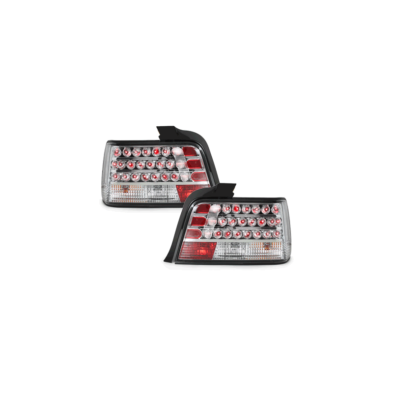 Feux arrière à LED BMW E36 Berline  92-98 cristal