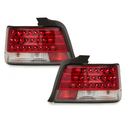 Feux arrière à LED BMW E36 Berline  92-98 rouge/cristal