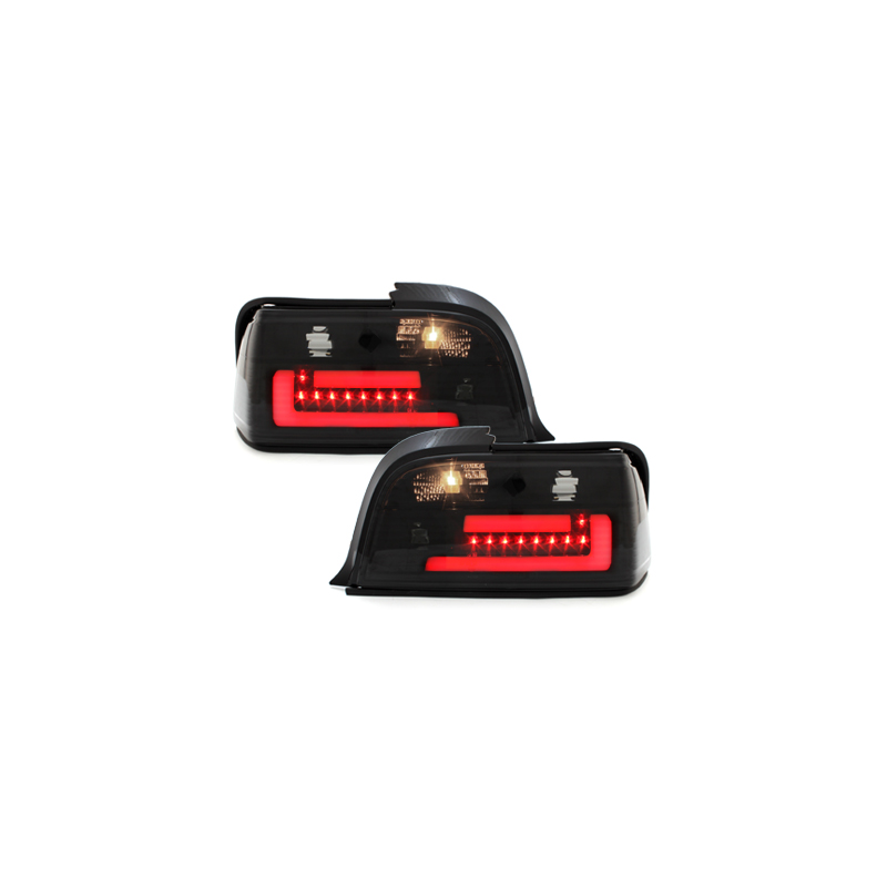 Feux arrière LED BMW E36 Coupé 92-98 - Noir/Fumé