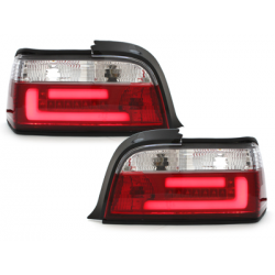 Feux arrière LED BMW E36 Coupé 92-98 - Rouge/Cristal