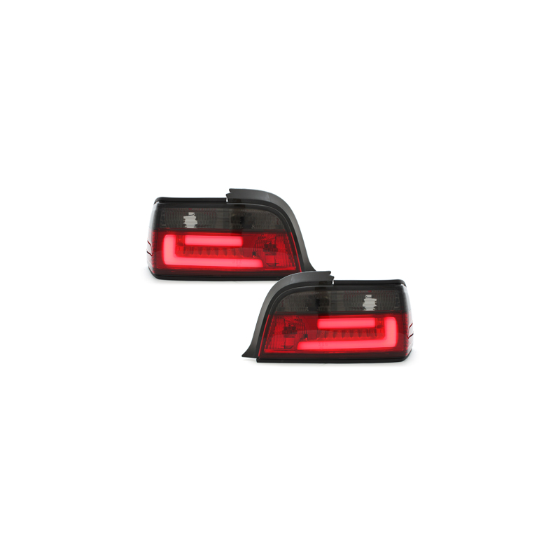Feux arrière LED BMW E36 Coupé 92-98 - Rouge/Fumé