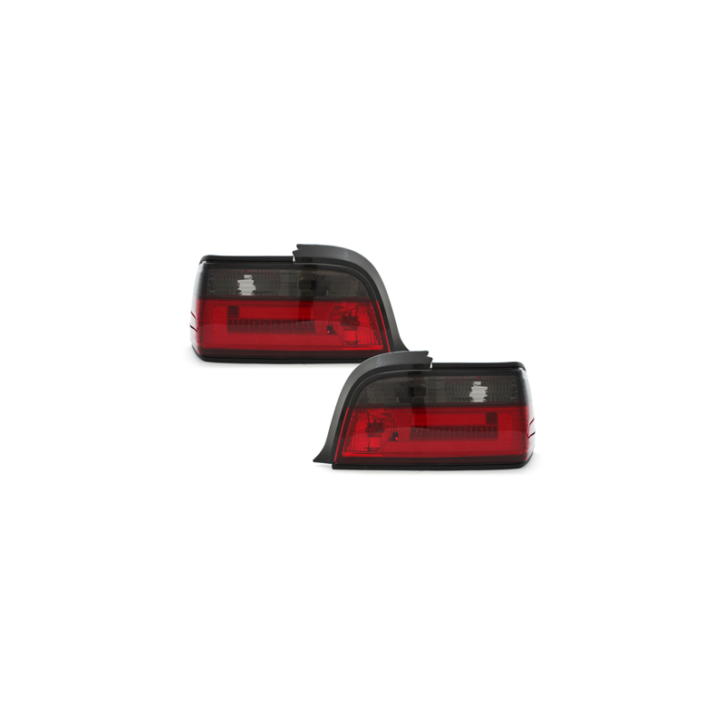 Feux arrière LED BMW E36 Coupé 92-98 - Rouge/Fumé
