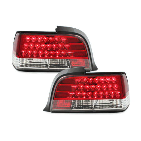 Feux arrière à LED BMW E36 Coupé 92-98 rouge/cristal