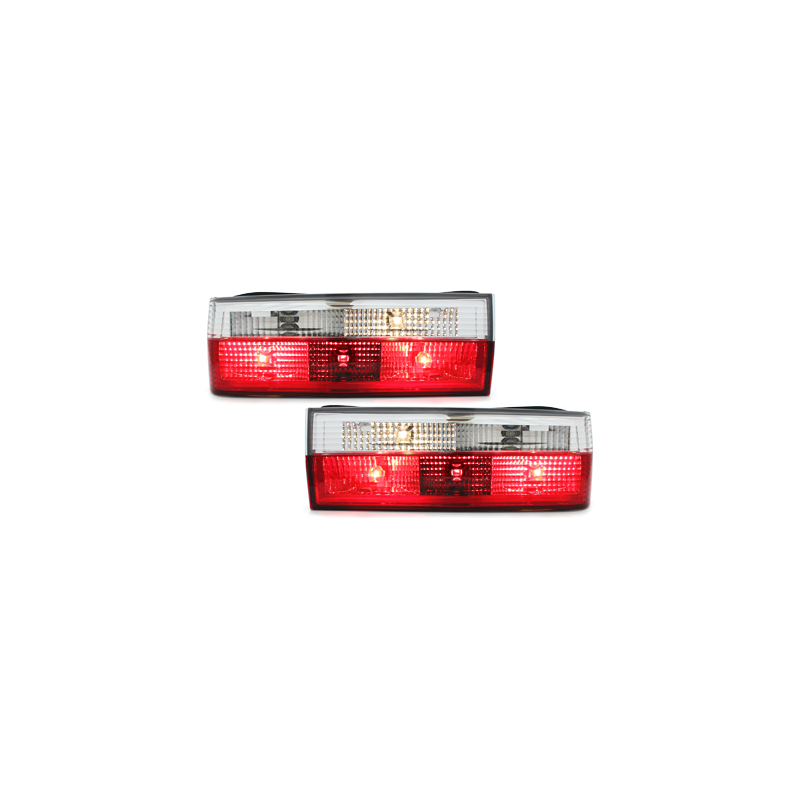 Feux arrière BMW E30 83-08.87  rouge/cristal