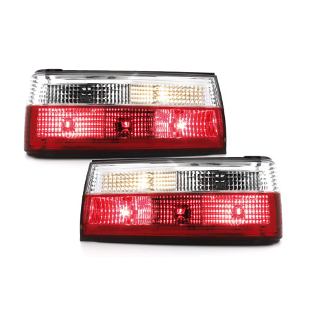 Feux arrière BMW E30 09.87-10.90  rouge/cristal