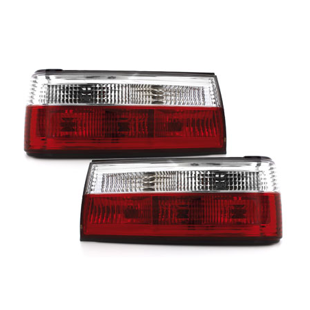 Feux arrière BMW E30 09.87-10.90  rouge/cristal