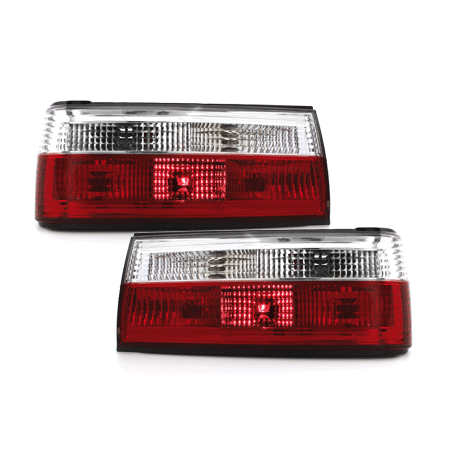 Feux arrière BMW E30 09.87-10.90  rouge/cristal