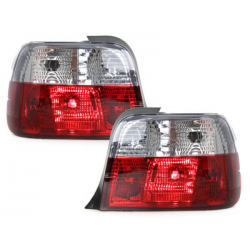 Feux arrière BMW E36 Compact 92-98  rouge/cristal