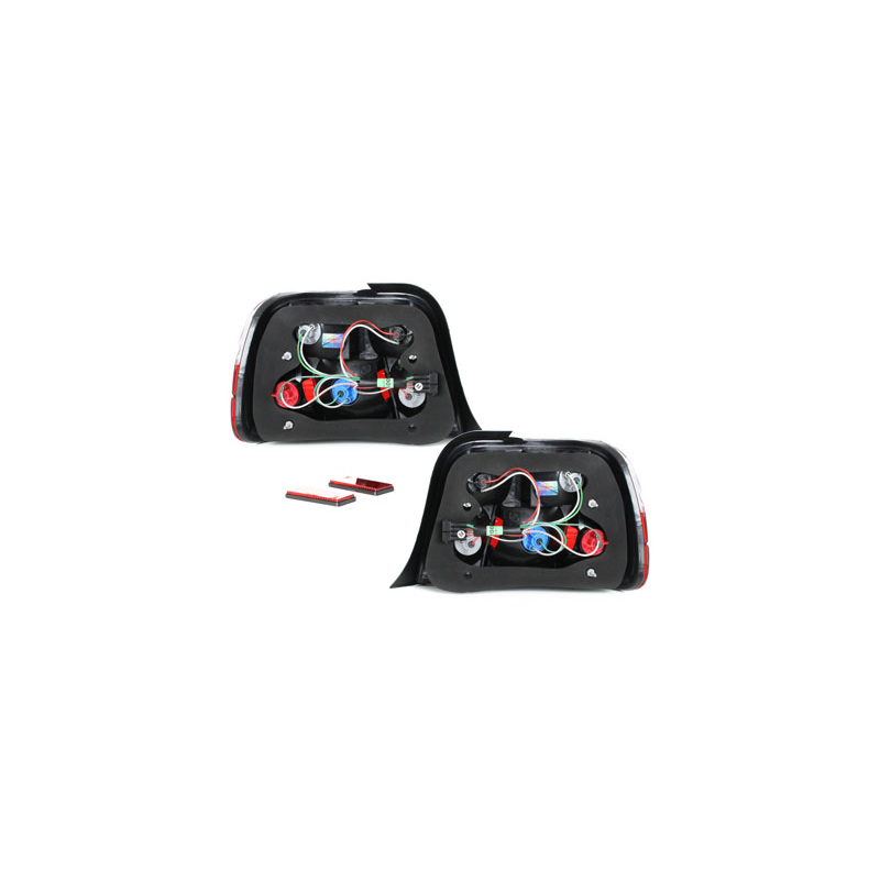 Feux arrière BMW E36 Compact 92-98  rouge/cristal