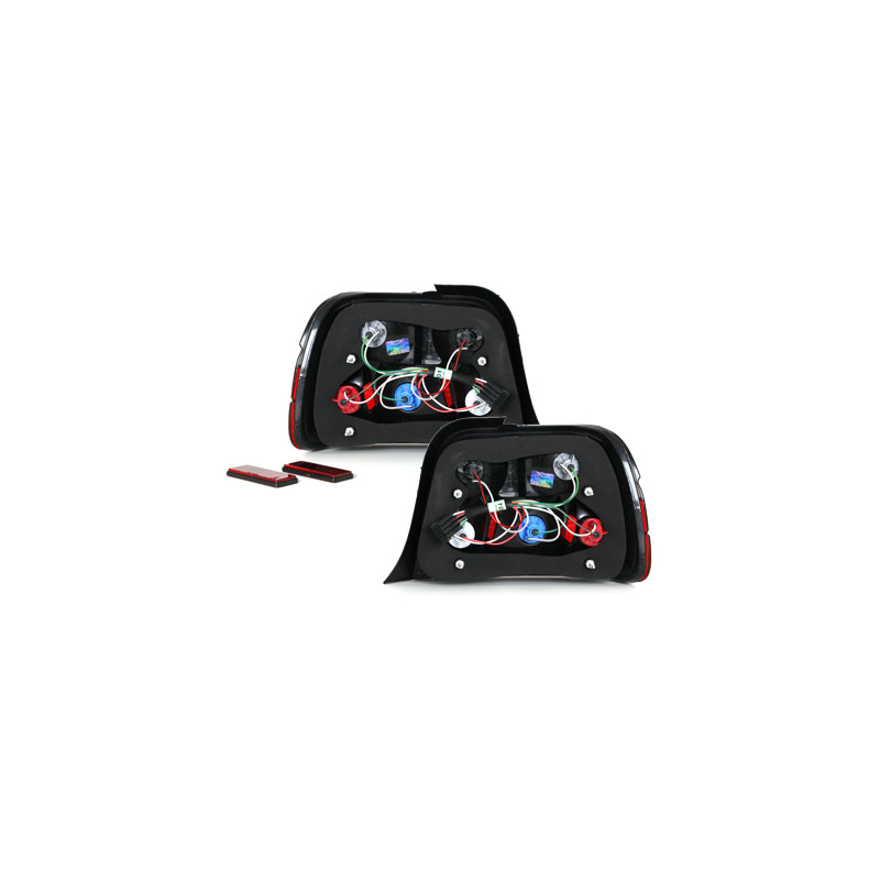 Feux arrière BMW E36 Compact 92-98  rouge/Fumé