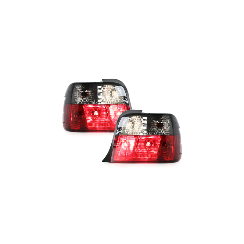 Feux arrière BMW E36 Compact 92-98  rouge/Fumé