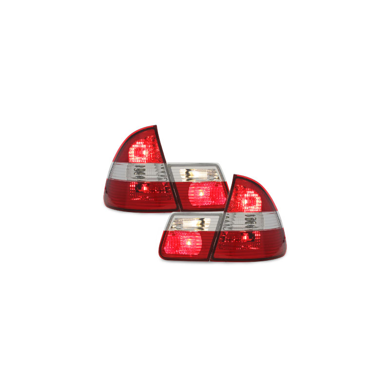 Feux arrière BMW E46 Touring 01-05  rouge/cristal