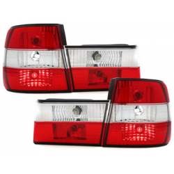 Feux arrière BMW E34 Berline  85-95-Rouge/Cristal