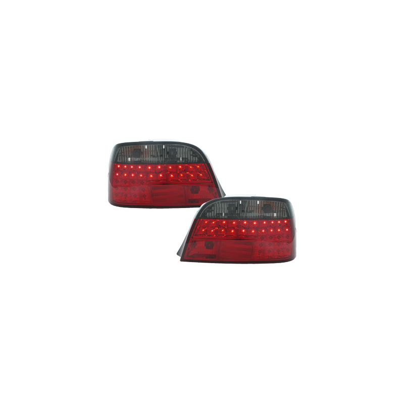 Feux arrière LED BMW E38 95-02  rouge/Fumé