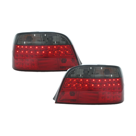 Feux arrière LED BMW E38 95-02  rouge/Fumé