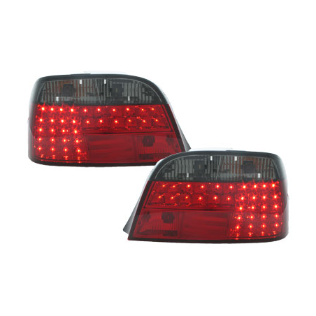 Feux arrière LED BMW E38 95-02  rouge/Fumé