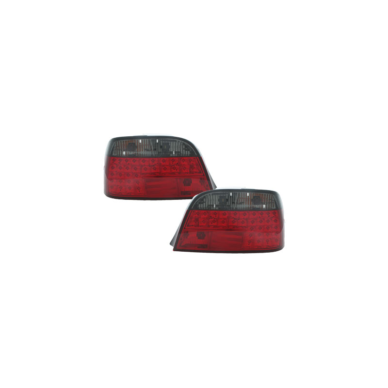 Feux arrière LED BMW E38 95-02  rouge/Fumé