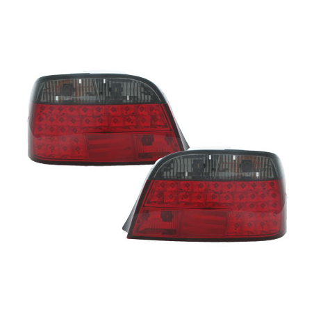 Feux arrière LED BMW E38 95-02  rouge/Fumé