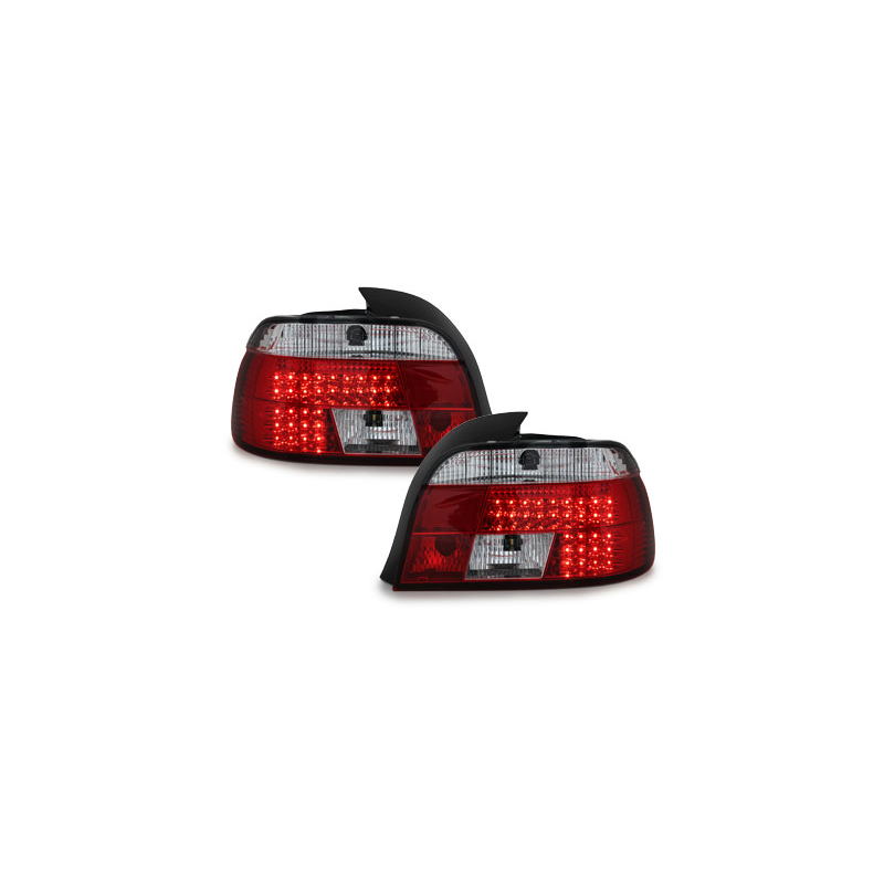 Feux arrière LED BMW E39 95-00  rouge/cristal