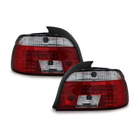 Feux arrière LED BMW E39 95-00  rouge/cristal