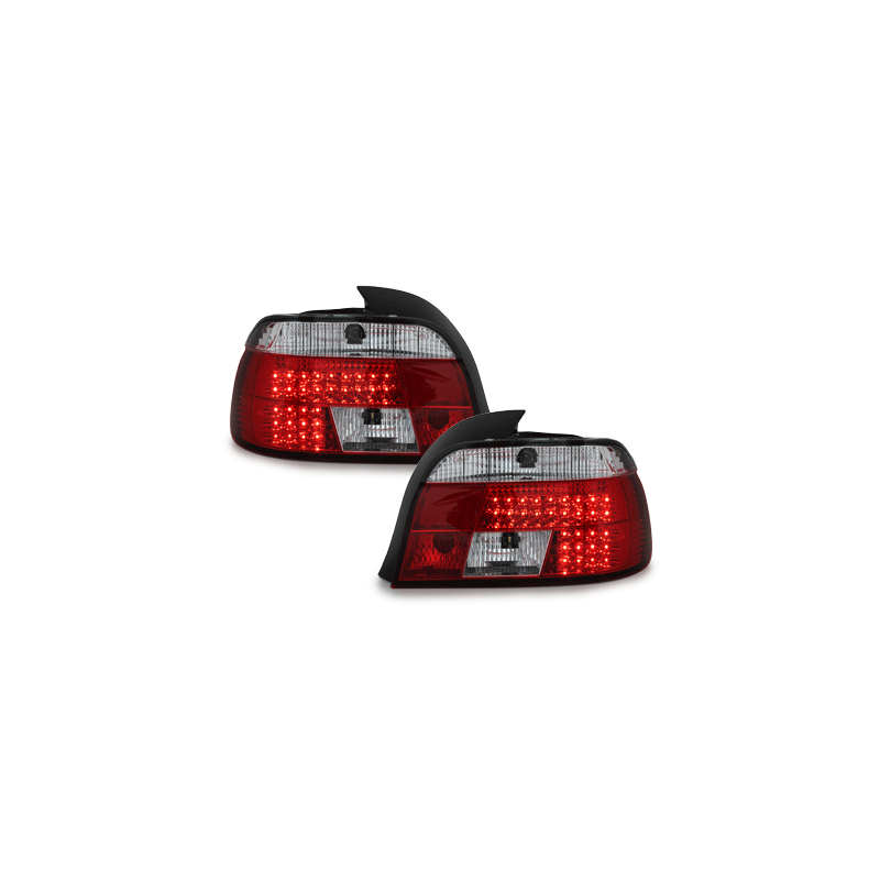Feux arrière LED BMW E39 95-00  rouge/cristal