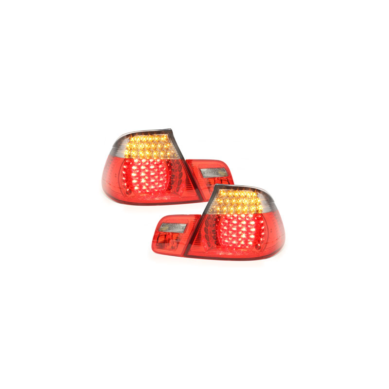 Feux arrière à LED BMW E46 Cabrio 00-05 rouge/Fumé 4-Portes