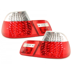 Feux arrière à LED BMW E46 Coupé 98-02  rouge/cristal 4-Portes
