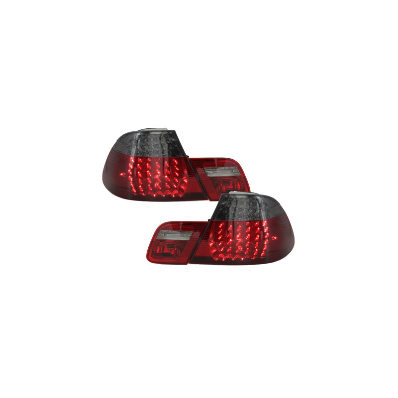 Feux arrière à LED BMW E46 Coupé 98-02  rouge/Fumé 4-Portes