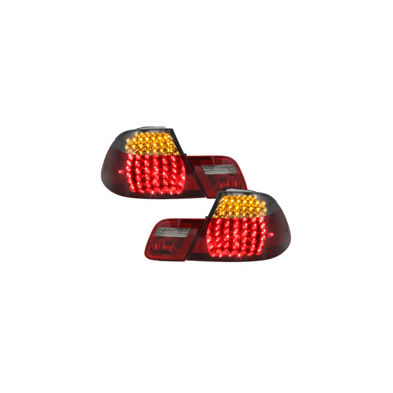 Feux arrière à LED BMW E46 Coupé 98-02  rouge/Fumé 4-Portes
