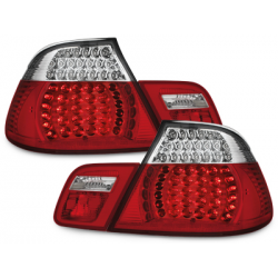 Feux arrière LED BMW E46 Coupé 03-05-Rouge/Cristal 2Portes