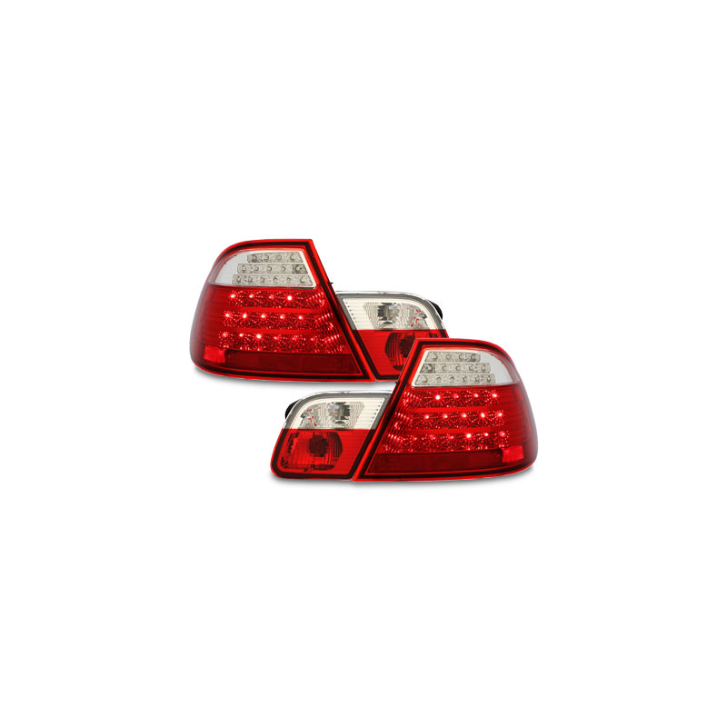 Feux arrière à LED BMW E46 Coupé 98-03  rouge/cristal 4-Portes