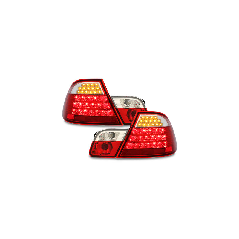 Feux arrière à LED BMW E46 Coupé 98-03  rouge/cristal 4-Portes